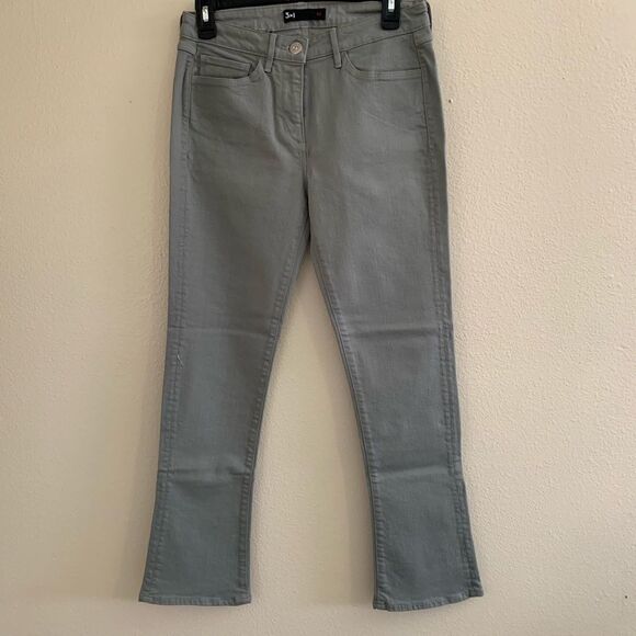 3x1 women’s denims slim skinny size 26 jean olive green moss - Picture 2 of 9